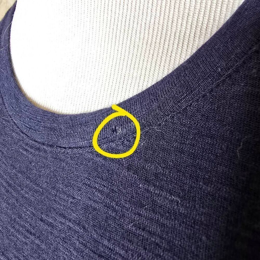 Lucky Brand Embroidered Elephant Wrap Around Navy Blue Tank Top Large - Picture 9 of 9
